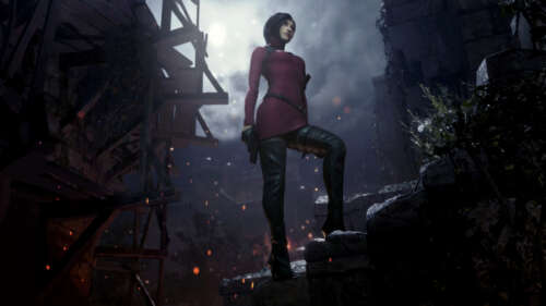 Una rappresentazione molto dettagliata di Ada Wong tratta dal videogioco Resident... 4K (Ultra HD)