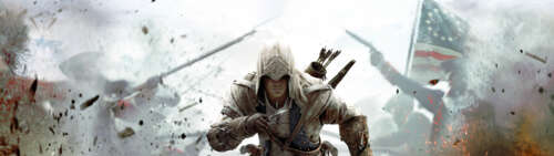 Connor Kenway, protagonista di Assassin's Creed III, indossa il suo caratteristico... Dual UHD