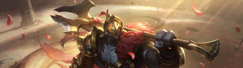 Jax, il Gran Maestro delle Armi di League of Legends, si preparò alla battaglia. Dual UHD