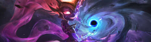 Zoe, personaggio del videogioco League of Legends, lancia un potente incantesimo... Dual UHD