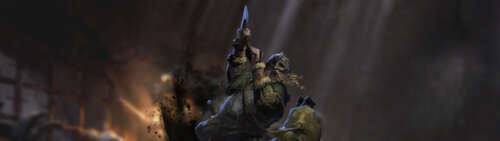 Un personaggio barbaro dal temperamento indomito, proveniente dal videogioco Dark... Dual UHD