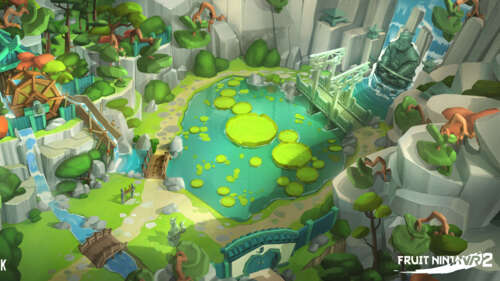 Fette di anguria, kiwi e agrumi dai colori vivaci volano nell’aria durante una fase... 4K (Ultra HD)