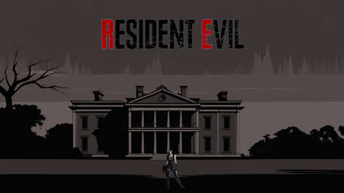 Jill Valentine, protagonista di Resident Evil, affronta degli zombie in un corridoio... 4K (Ultra HD)