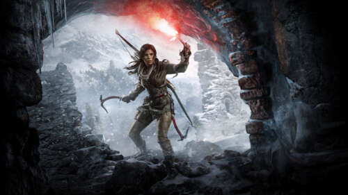 Lara Croft, l’iconica protagonista del videogioco Rise of the Tomb Raider, immersa... 8K