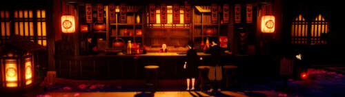 Un’illustrazione digitale dettagliata di un personaggio in stile anime, circondato... Dual UHD