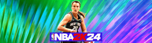 Un giocatore di basket professionista esegue una mossa spettacolare sul campo illuminato... Dual UHD