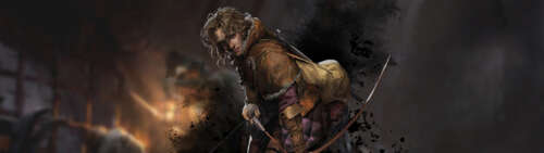 Un malvivente incappucciato, armato, si trova in una tetra e spoglia prigione medievale,... Dual UHD