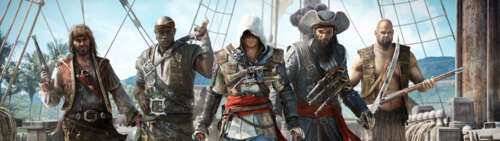 Un ritratto estremamente dettagliato di Edward Kenway, protagonista di Assassin's... Dual UHD