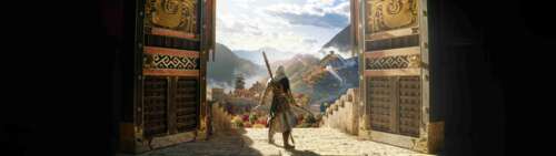 Un abile assassino proveniente dal gioco Assassin's Creed Jade, pronto all’azione... Dual UHD