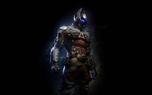 Un ritratto di Jason Todd, alias Arkham Knight, con i suoi intensi occhi azzurri... 7680x4800