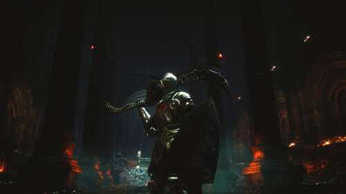 Un cavaliere di Lothric, con un’armatura pesante e segnata dalle battaglie, proveniente... 4K (Ultra HD)