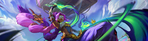 Nilah, la campionessa di League of Legends, mostra il suo stile unico, caratterizzato... Dual UHD