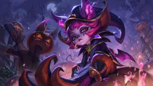 Vex, la maga delle ombre proveniente da League of Legends, con il suo caratteristico... 8K