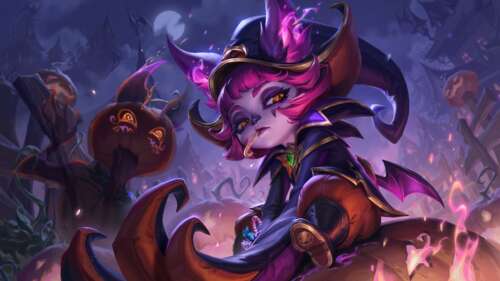 Vex, la maga delle ombre proveniente da League of Legends, con il suo caratteristico... 4K (Ultra HD)