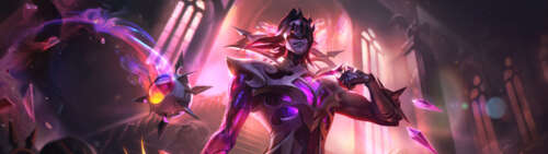 Vladimir, personaggio del videogioco League of Legends, è circondato da una magia... Dual UHD