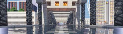 Il personaggio Steve, proveniente dal videogioco Minecraft, è in piedi in un suggestivo... Dual UHD