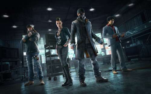 Una rappresentazione dettagliata di Aiden Pearce, protagonista del videogioco Watch... 7680x4800