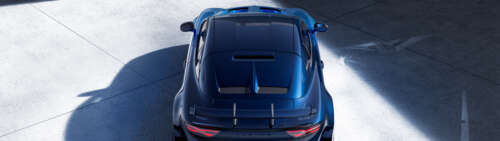 Una panoramica dettagliata della vettura sportiva Alpine A110 R Ultime, che ne mette... Dual UHD