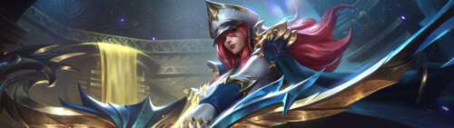 Un ritratto di Ashe, l’arciere glaciale, tratto dal videogioco League of Legends. Dual UHD