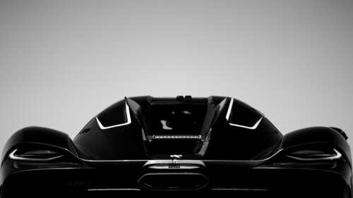 Una vista dettagliata dell’hypercar Koenigsegg Jesko Absolut, con particolare attenzione... 8K