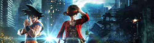 Naruto Uzumaki, Monkey D. Luffy e Goku, insieme in una posa dinamica che ricorda... Dual UHD