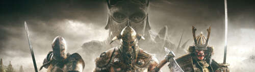 Un guerriero cavaliere, pesantemente corazzato, proveniente dal videogioco For Honor,... Dual UHD