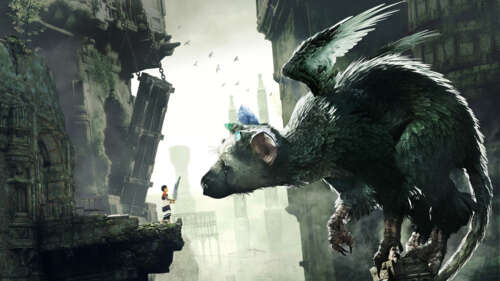 Trico, l’iconica creatura del videogioco The Last Guardian, si erge maestoso tra... 8K