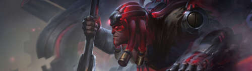 Un ritratto cinematografico e cupo di Yorick, personaggio di League of Legends, immerso... Dual UHD