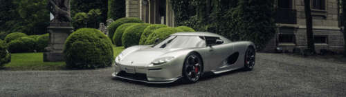 Una vista dettagliata ed elegante della hypercar Koenigsegg CC850, che ne mette in... Dual UHD