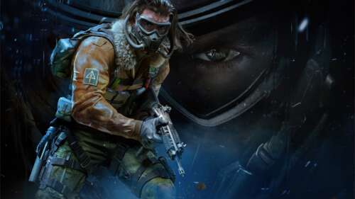 Un soldato equipaggiato con l’avanzata attrezzatura tattica e le futuristiche armi... 4K (Ultra HD)