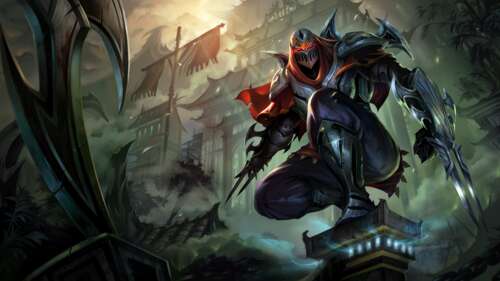 Zed, l’assassino ninja proveniente da League of Legends, è avvolto da un’aura di... 4K (Ultra HD)