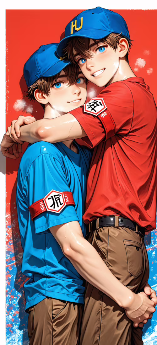 Un giovane uomo, con un aspetto che ricorda i personaggi degli anime, ha i capelli...