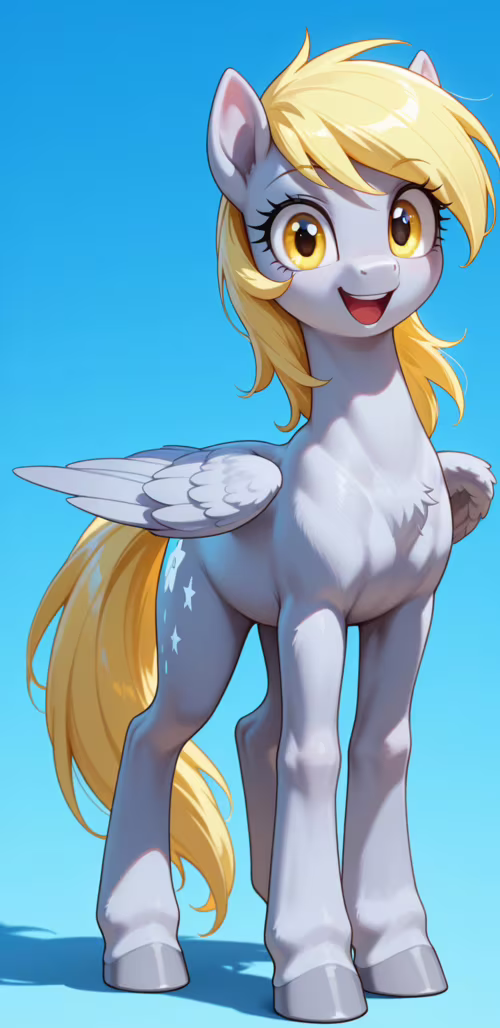 Illustrazione digitale a figura intera del personaggio Derpy Hooves di My Little... Samsung Galaxy J4 plus Plus