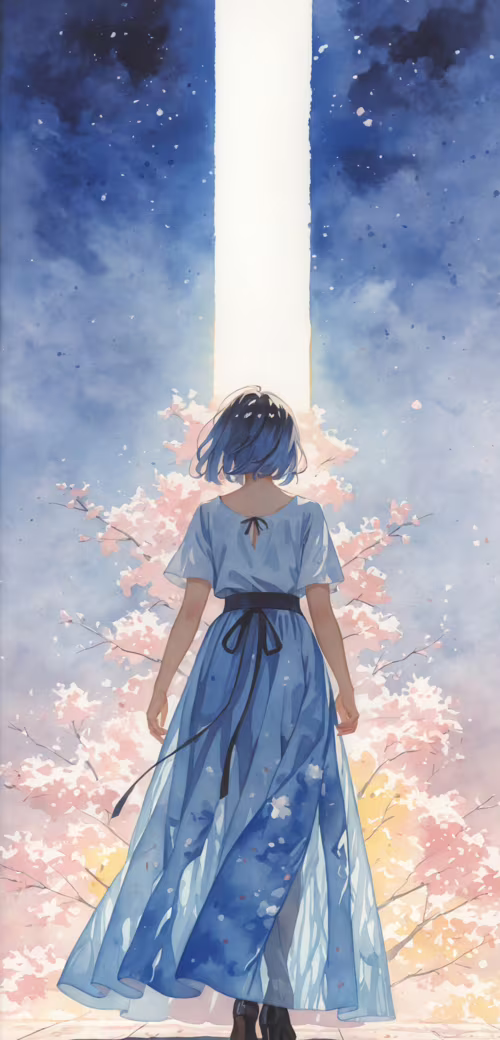 Un’illustrazione in stile anime che raffigura Elysia, personaggio del videogioco...