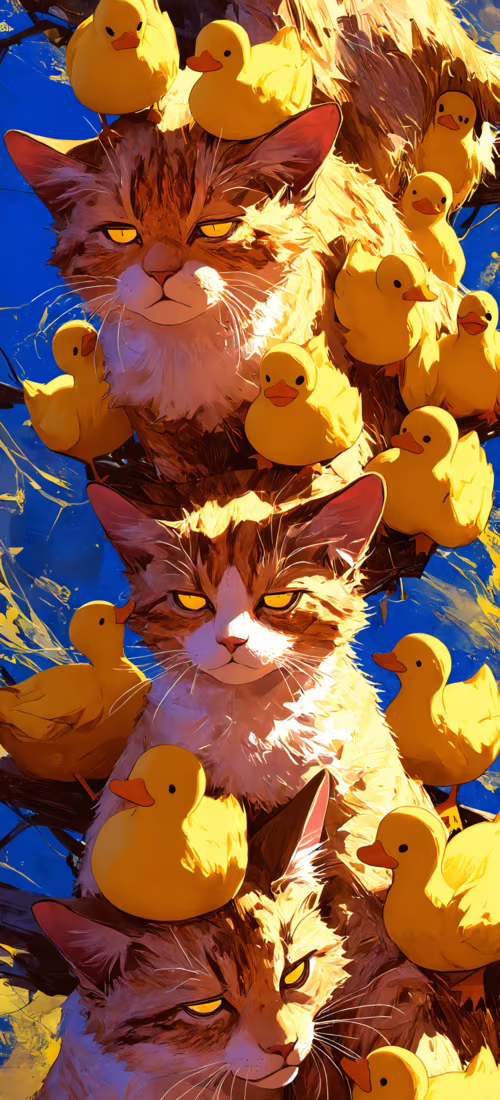 Un’illustrazione dettagliata e pittorica del muso di un gatto tigrato dall’espressione... Vivo X60 Pro