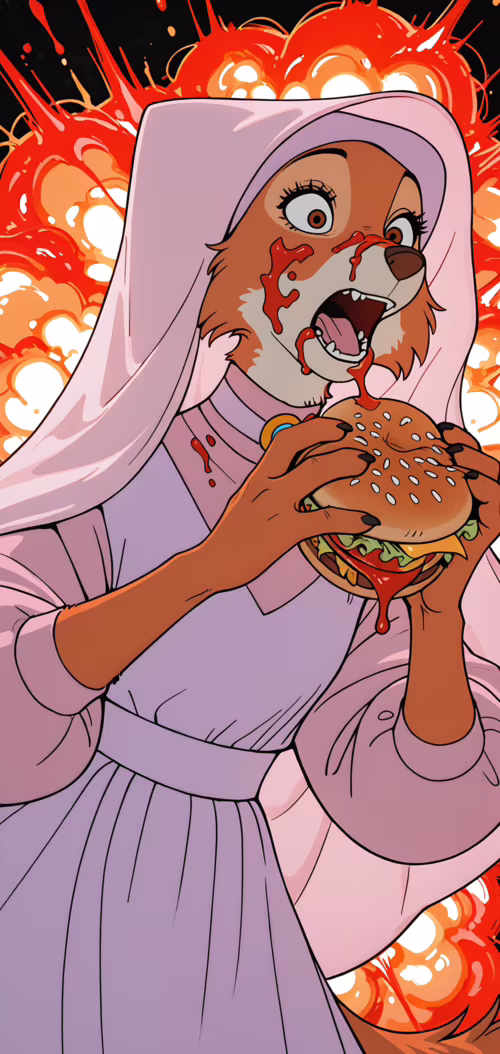 Un’illustrazione di Lady Marian, la volpe del film Robin Hood della Disney, raffigurata... Asus Zenfone Max Pro M2