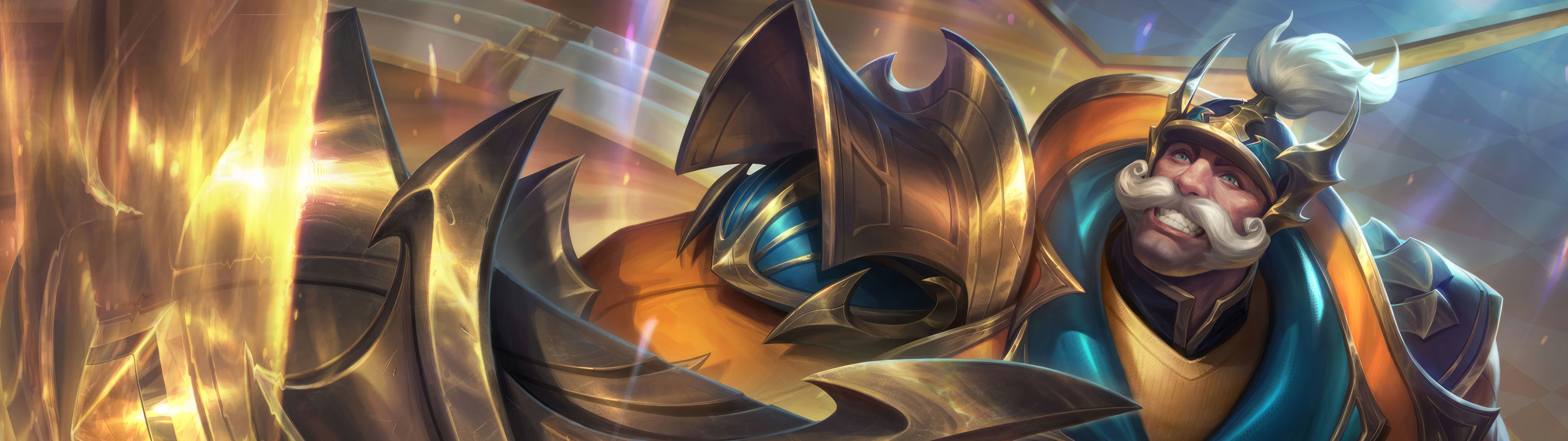 L’iconico scudo in metallo pesante e legno utilizzato da Braum in League of Legends: Wild Rift.