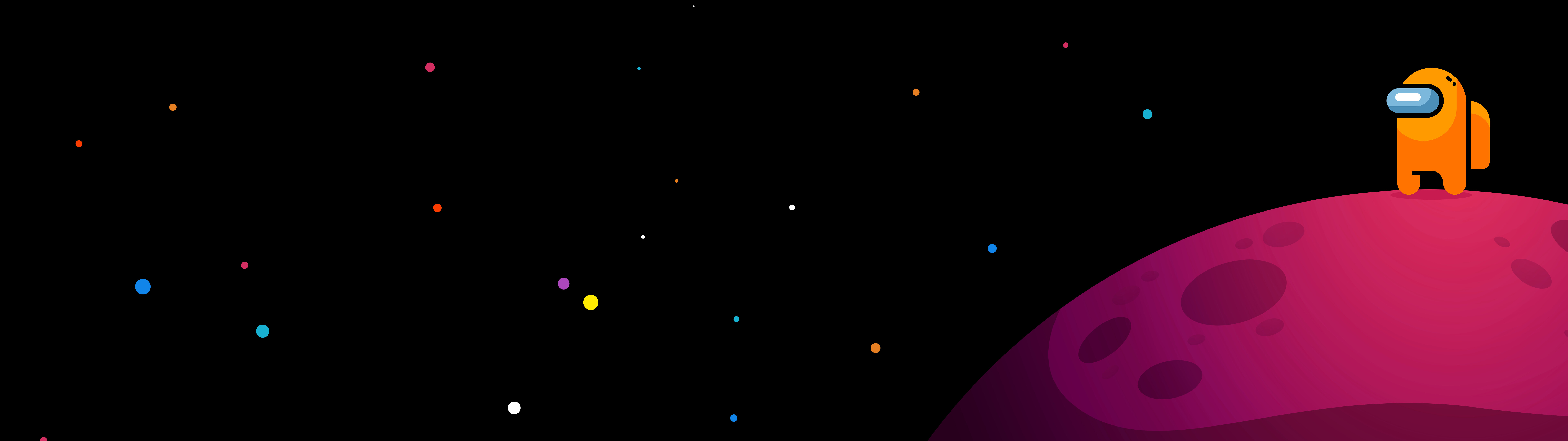 Un personaggio colorato dell’equipaggio, tratto dal videogioco Among Us.