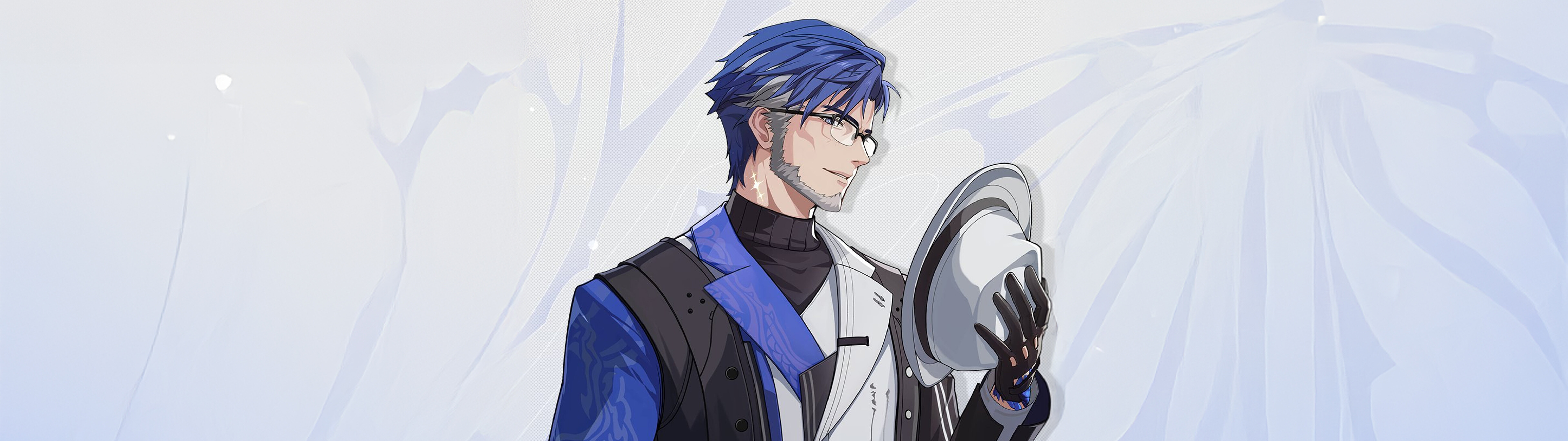 Un’illustrazione di alta qualità del personaggio Yuanwu, tratta dal videogioco Wuthering Waves.