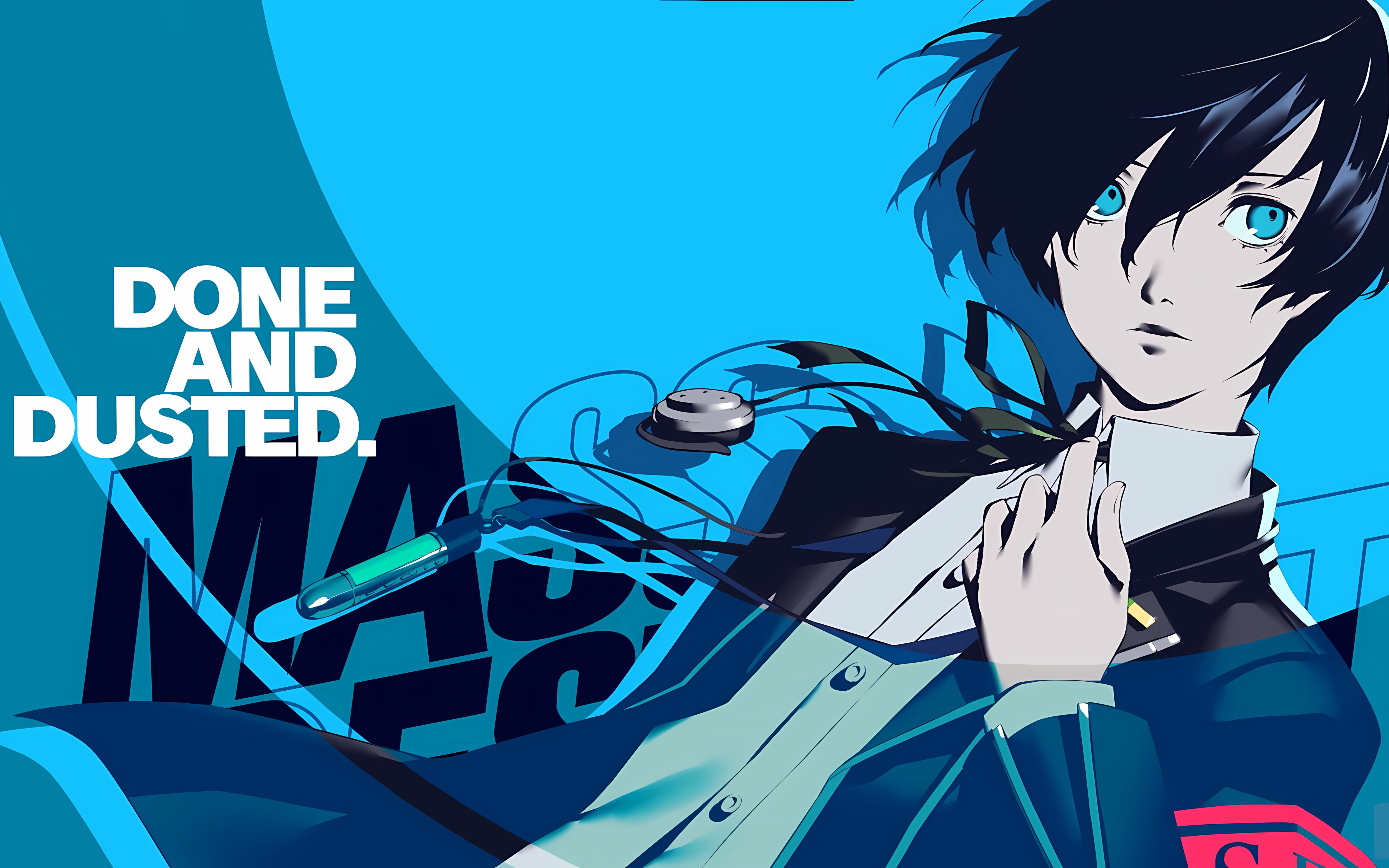 Una rappresentazione di alta qualità del personaggio Makoto Yuki, tratta dal videogioco Persona 3 Reload.