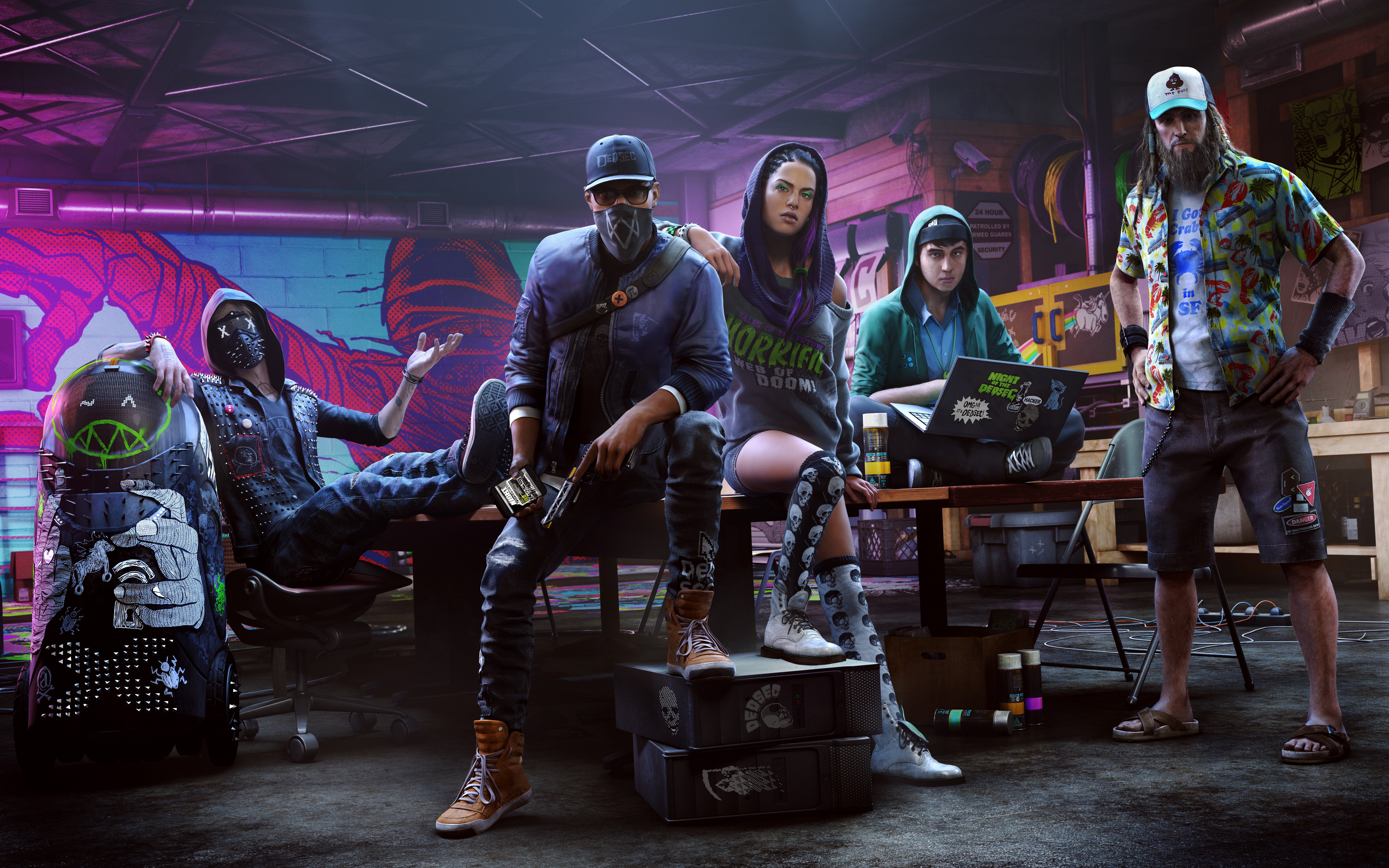 Marcus Holloway, protagonista di Watch Dogs 2, si trova in un ambiente urbano all’avanguardia, ricco di elementi tecnologici e caratterizzato da elementi di hacking digitale.