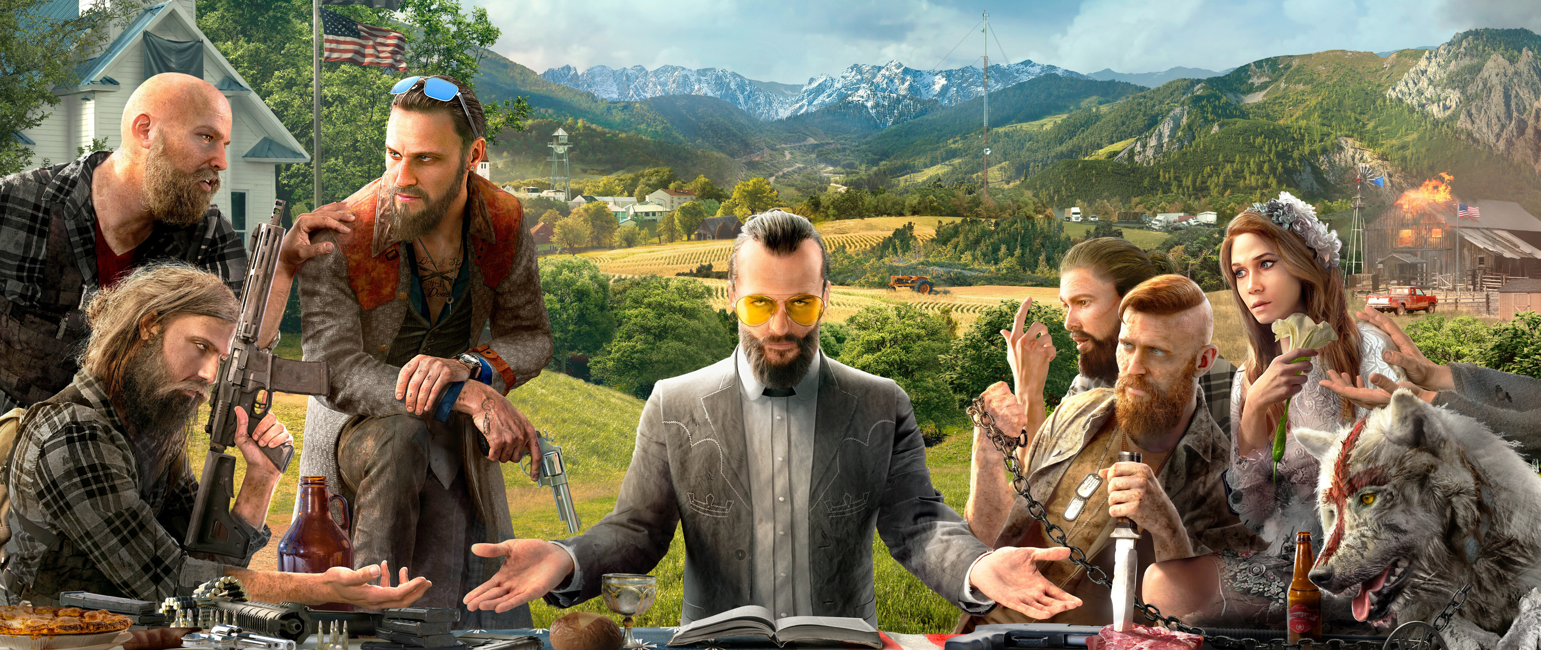 Un personaggio dal carattere forte, ambientato in un contesto selvaggio e impervio, ispirato al videogioco Far Cry 5.