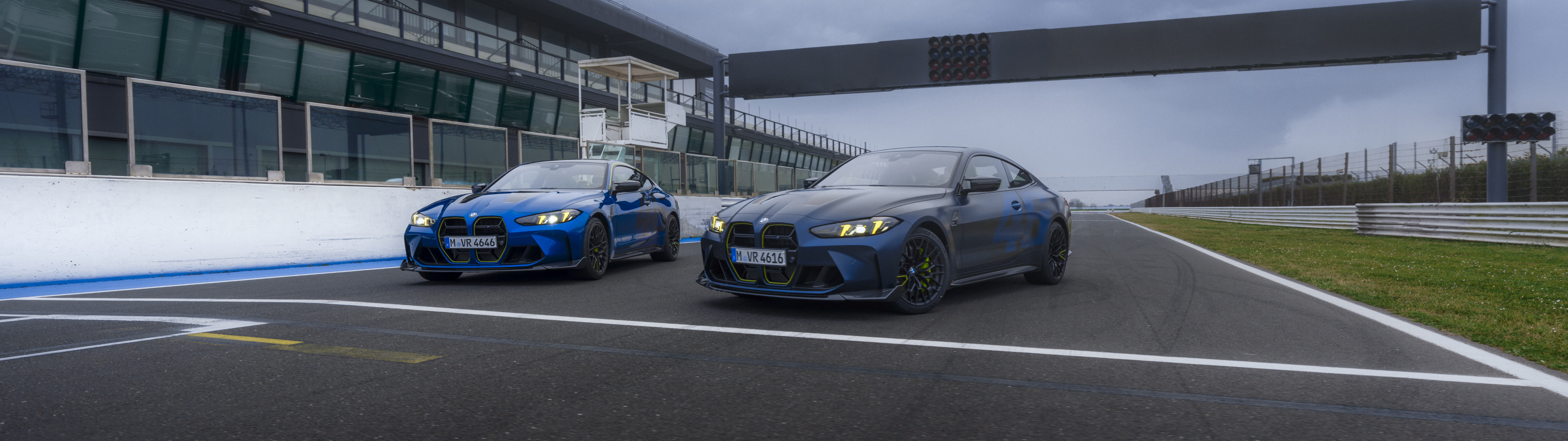 BMW M4 CS Edition con livrea e colori ispirati alle corse del team VR46 di Valentino Rossi.