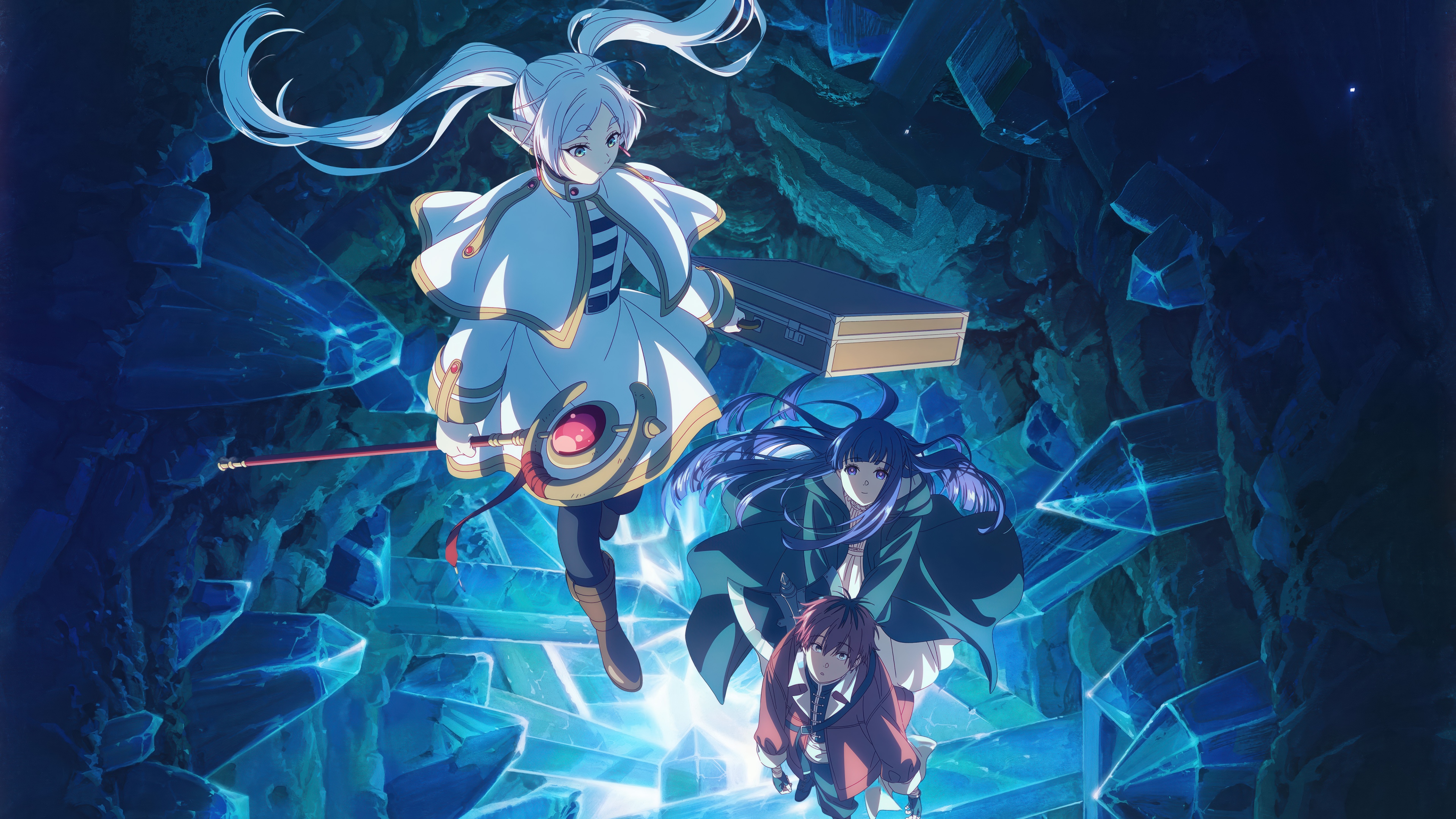 Frieren, protagonista della serie anime Frieren: Oltre la fine del viaggio.