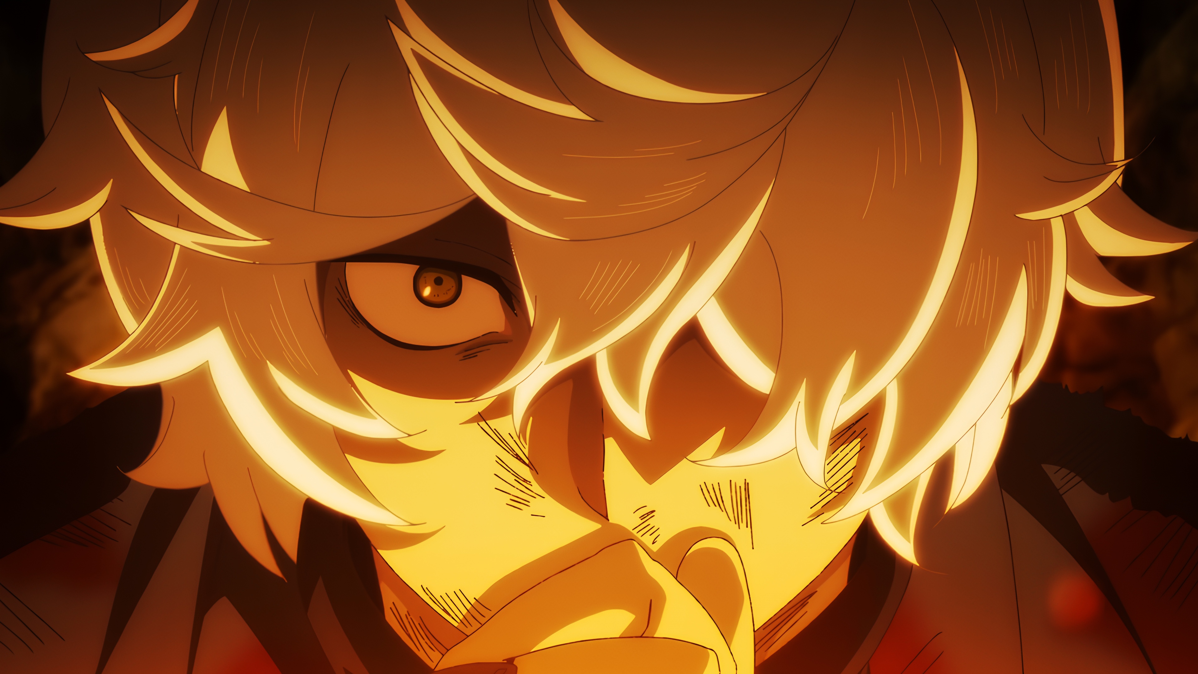 Illustrazioni in stile anime ad alta definizione 8K, ispirate a «Hell's Paradise: Jigokuraku».