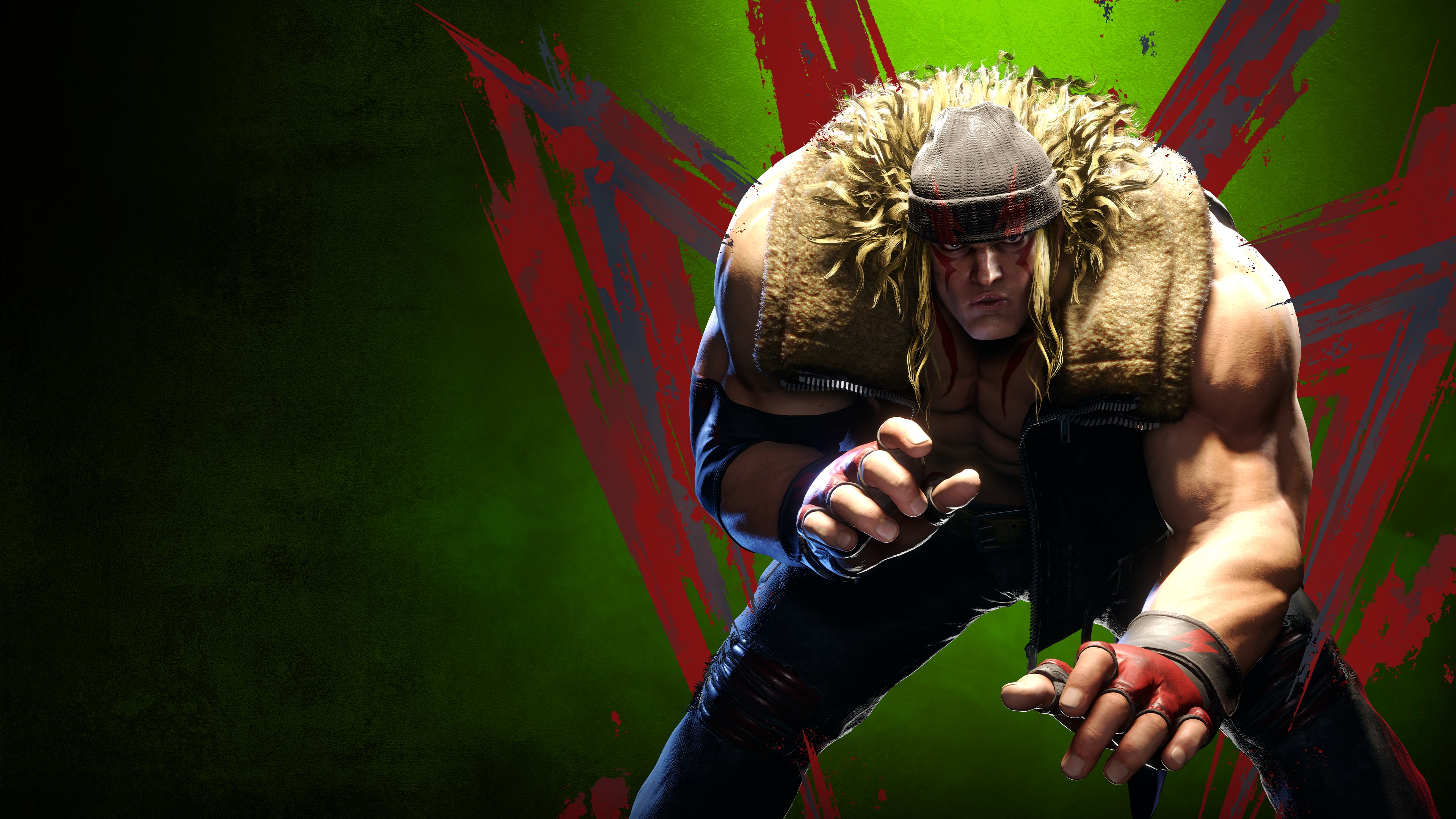 Una rappresentazione cinematografica e ricca di dettagli di Ryu, personaggio di Street Fighter 6, che mette in risalto l’intensità delle arti marziali e le texture realistiche.